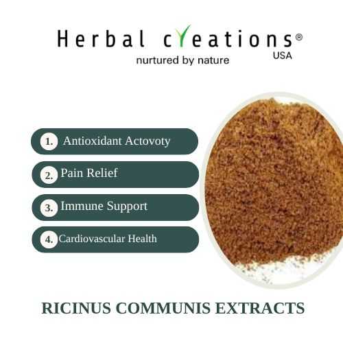 Ricinus communis extracts supplier