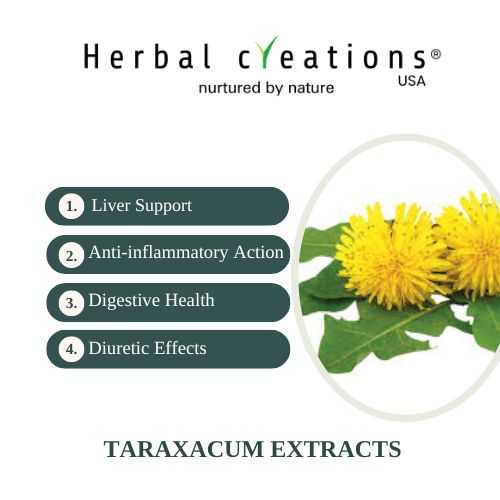 Taraxacum extracts supplier