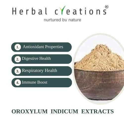 Oroxylum indicum plant with extracts form
