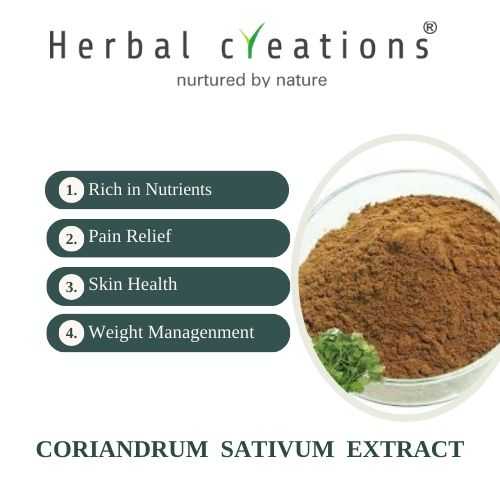 Herbal Creations is a Supplier And Manufacturer of coriandrum Sativum (Dhania) 
