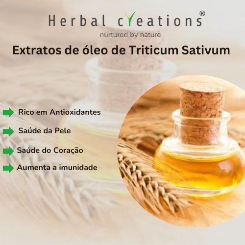 Extratos de óleo de Triticum Sativum