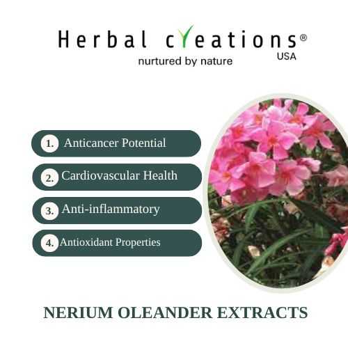 Nerium oleander Extracts wholesaler in usa
